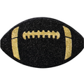 The Matthew John Collective 12-inch black and gold metallic glitter football decoration for sports-themed decor