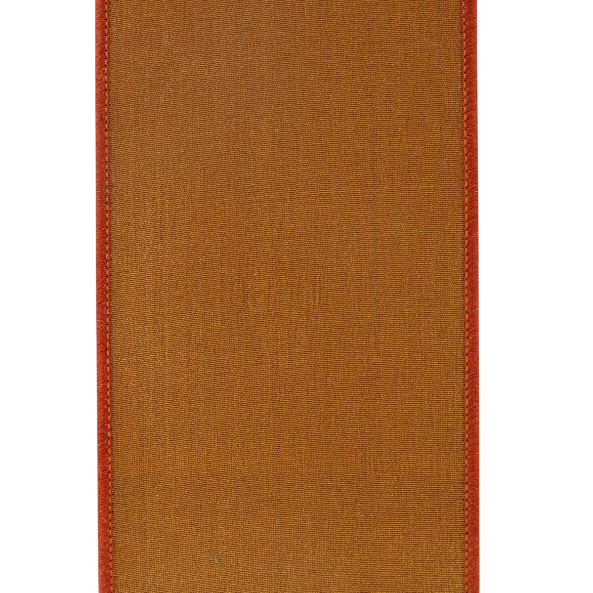 The Matthew John Collective burnt sienna corduroy wired ribbon with mesh backing for autumn wreaths and floral decor.