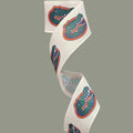 The Matthew John Collective Florida Gators wired canvas ribbon with green and orange team logos for sports decor